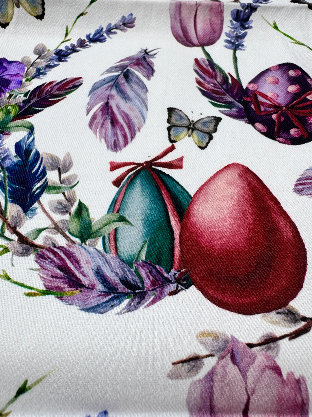 Easter Tea Towel-Potholder weaving-Keep On Looping-Acorns &amp; Twigs
