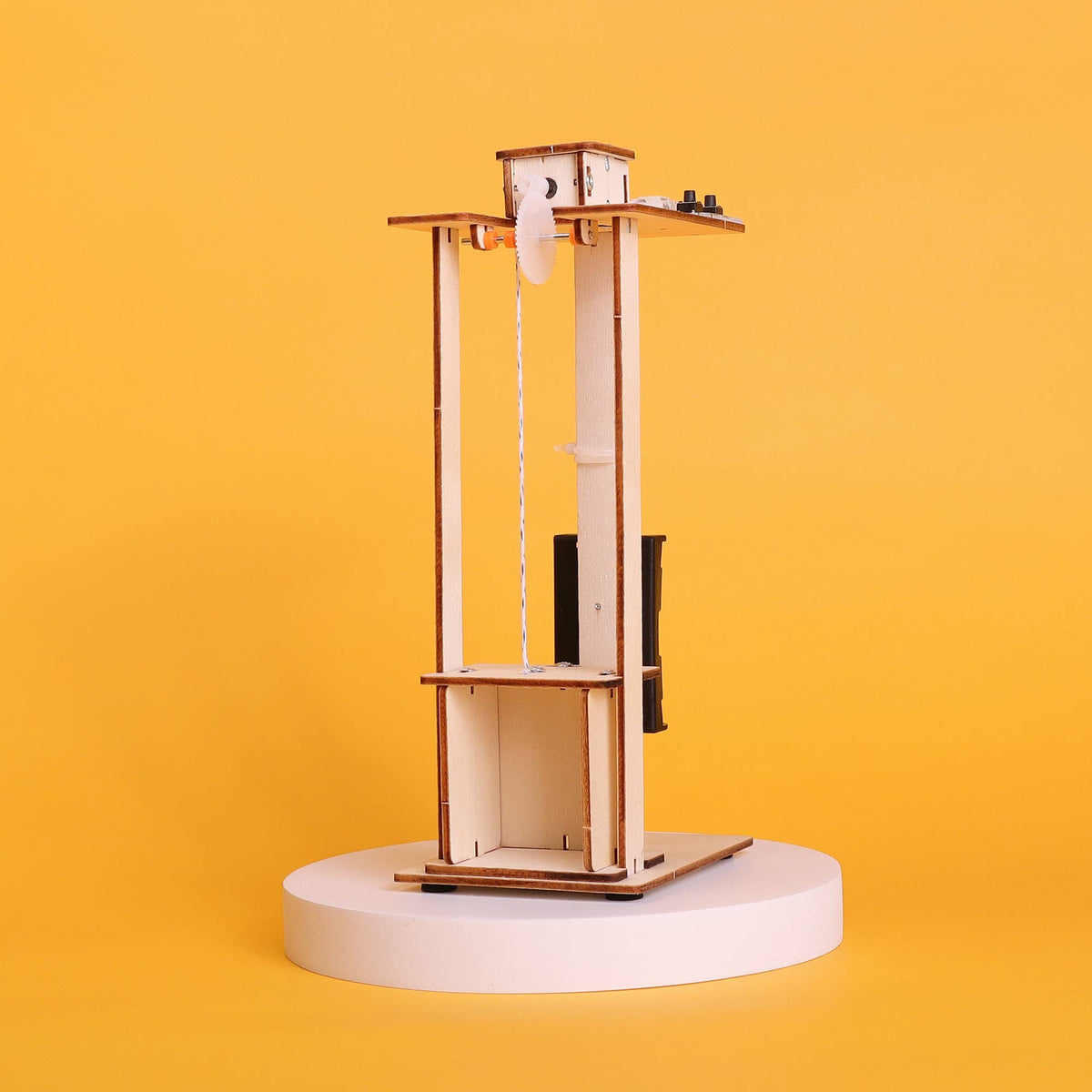 Electric Elevator DIY Kit, STEM Toy for Kids, Craft Kit-Wooden Toy-Kitsville-Acorns & Twigs