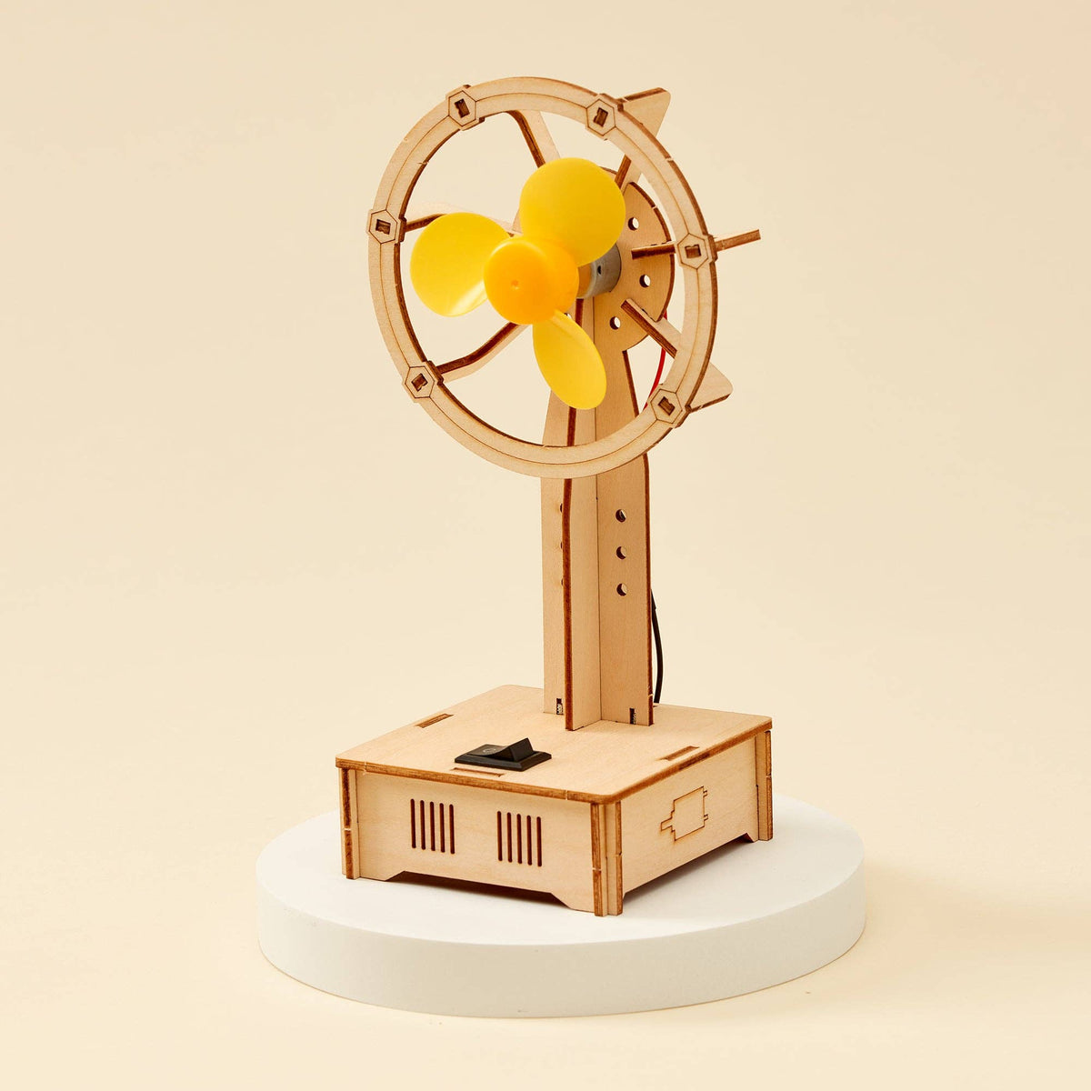 Electric Fan DIY Kit - STEM Toy for Kid, Craft Kit-Wooden Toy-Kitsville-Acorns & Twigs