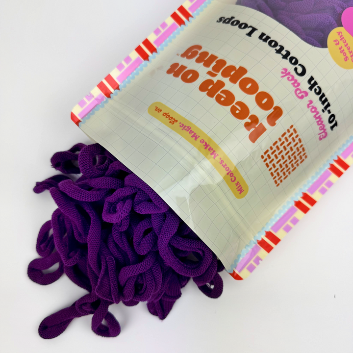 Electric Purple Cotton Loops