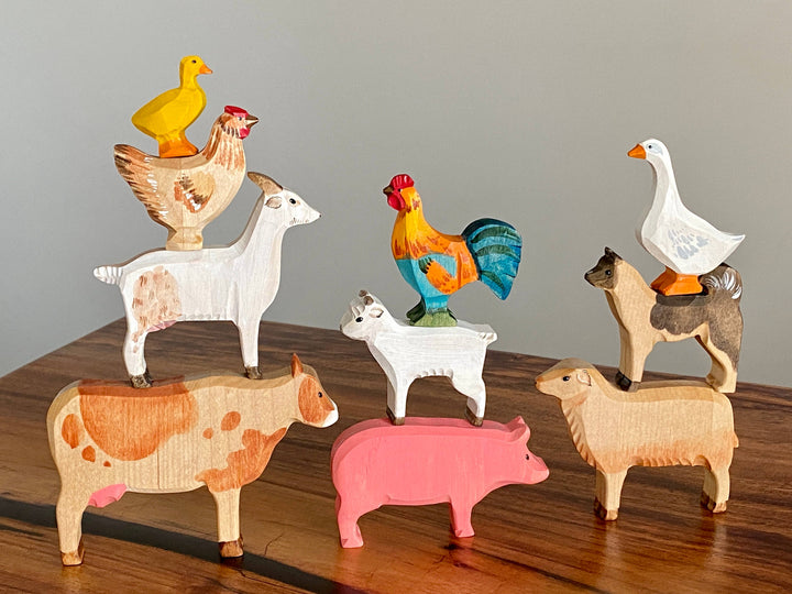 Farm Animals-Small World Play-PoppyBabyCo-Acorns &amp; Twigs