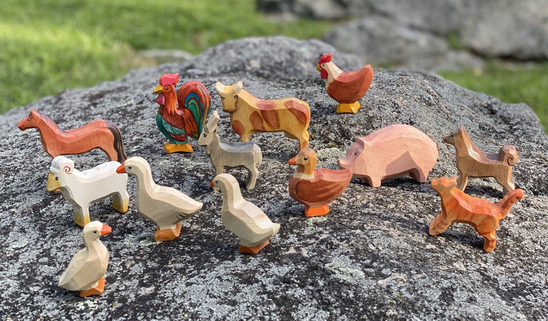 Farm Animals-Small World Play-PoppyBabyCo-Acorns & Twigs