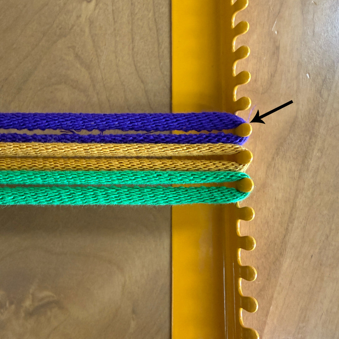 Violet Cotton Loops