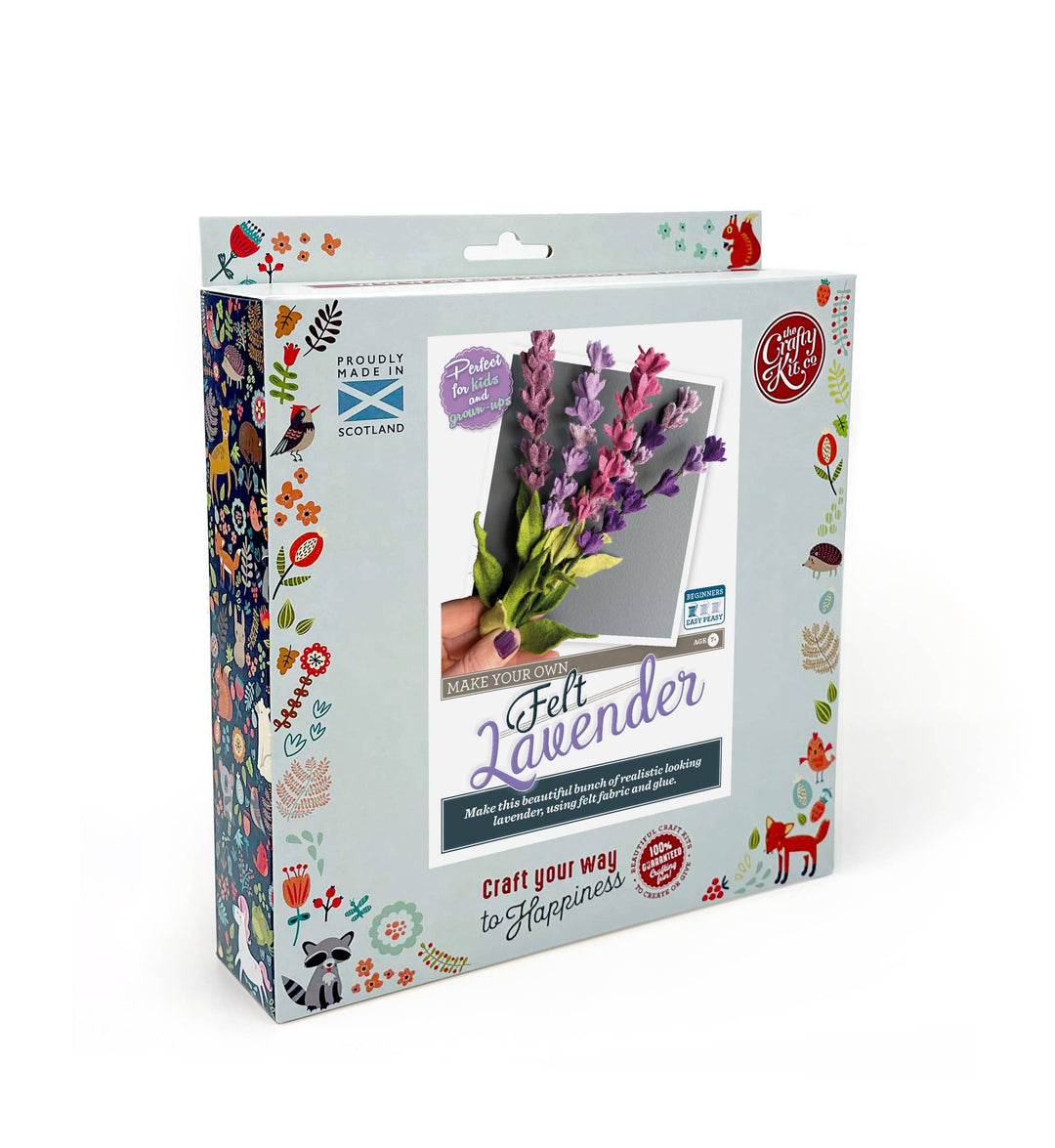 Felt Lavender Flower Craft Kit-Felt Craft-The Crafty Kit Company-Acorns &amp; Twigs