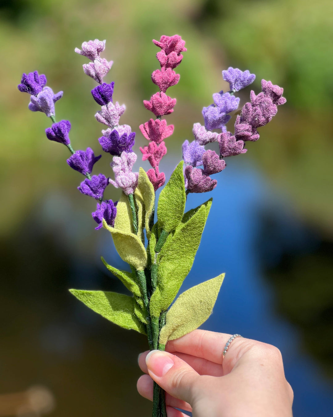 Felt Lavender Flower Craft Kit-Felt Craft-The Crafty Kit Company-Acorns &amp; Twigs