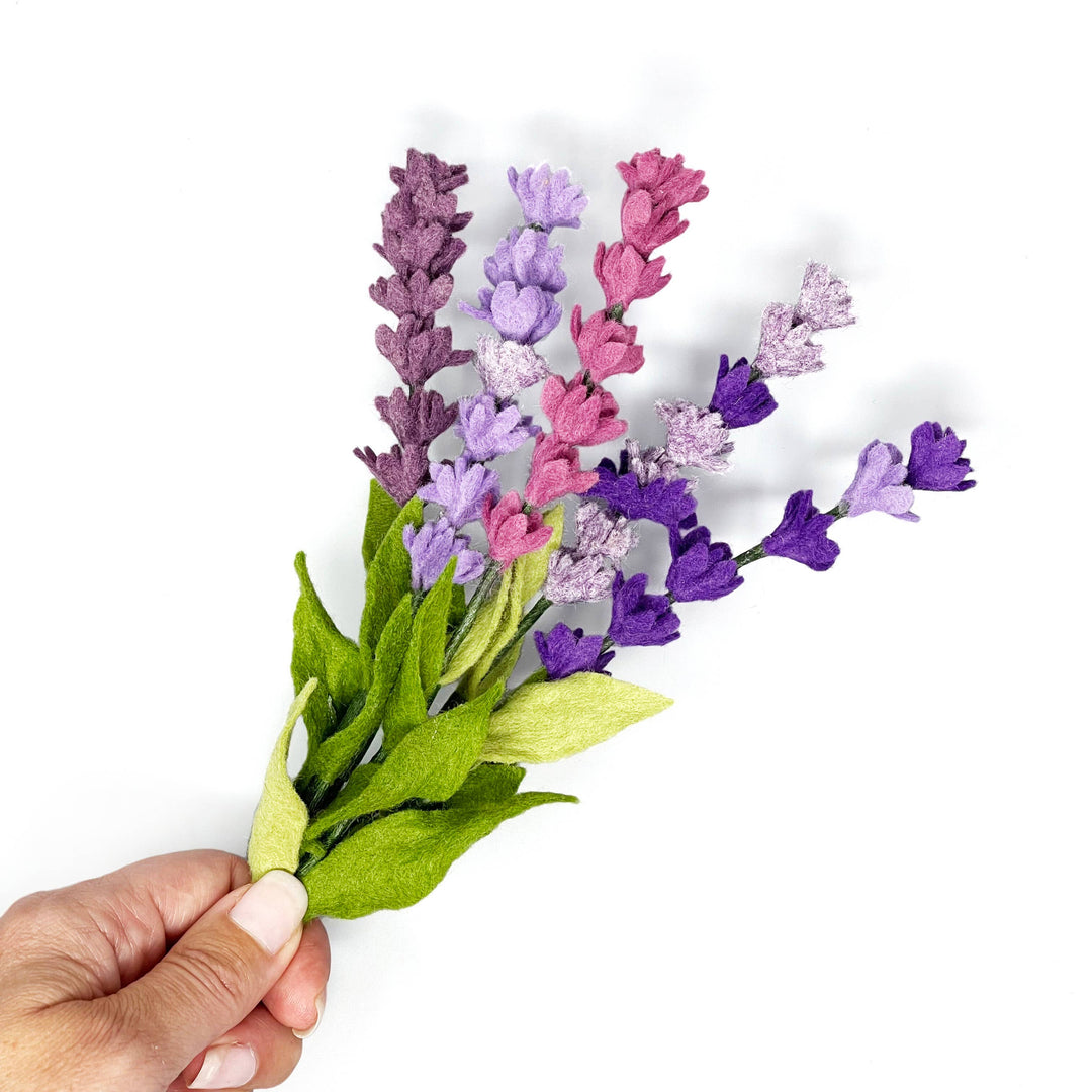 Felt Lavender Flower Craft Kit-Felt Craft-The Crafty Kit Company-Acorns &amp; Twigs