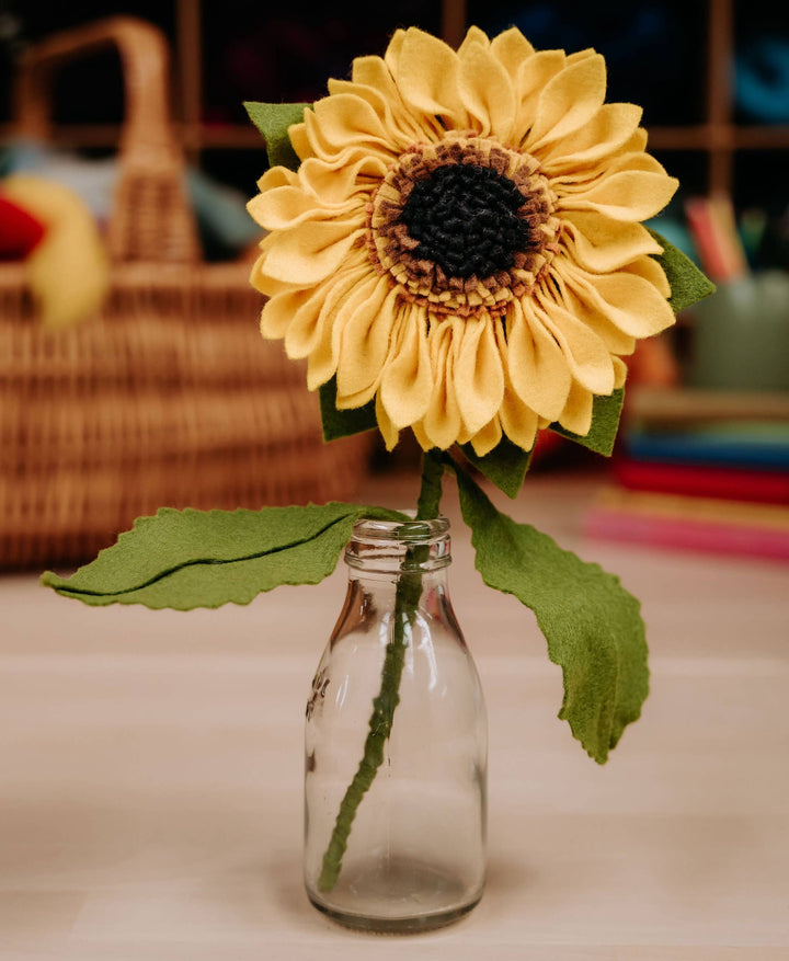 Felt Sunflower Flower Craft Kit-Felt Craft-The Crafty Kit Company-Acorns &amp; Twigs