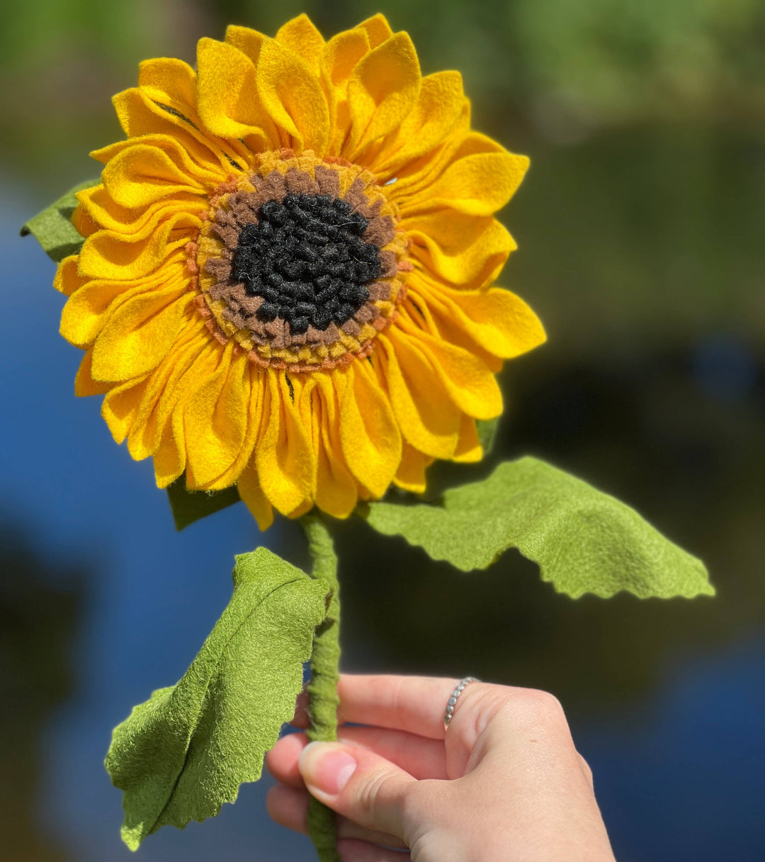 Felt Sunflower Flower Craft Kit-Felt Craft-The Crafty Kit Company-Acorns &amp; Twigs