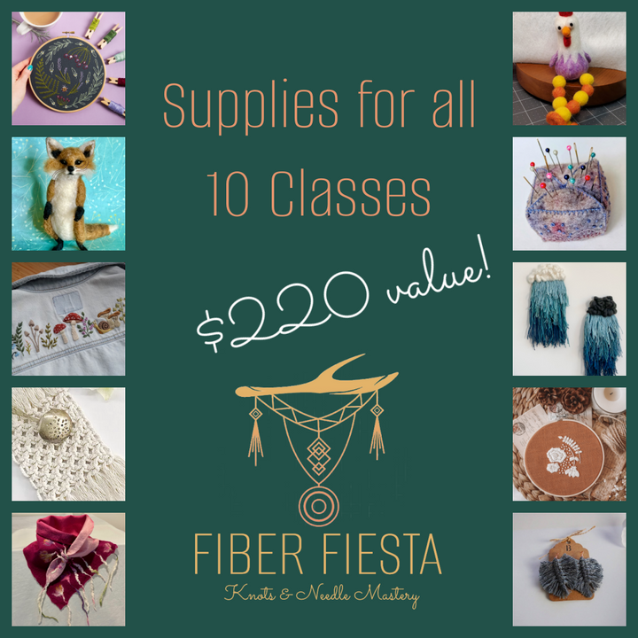 Fiber Fiesta Complete Supply Kit-Keep On Crafting-Acorns &amp; Twigs