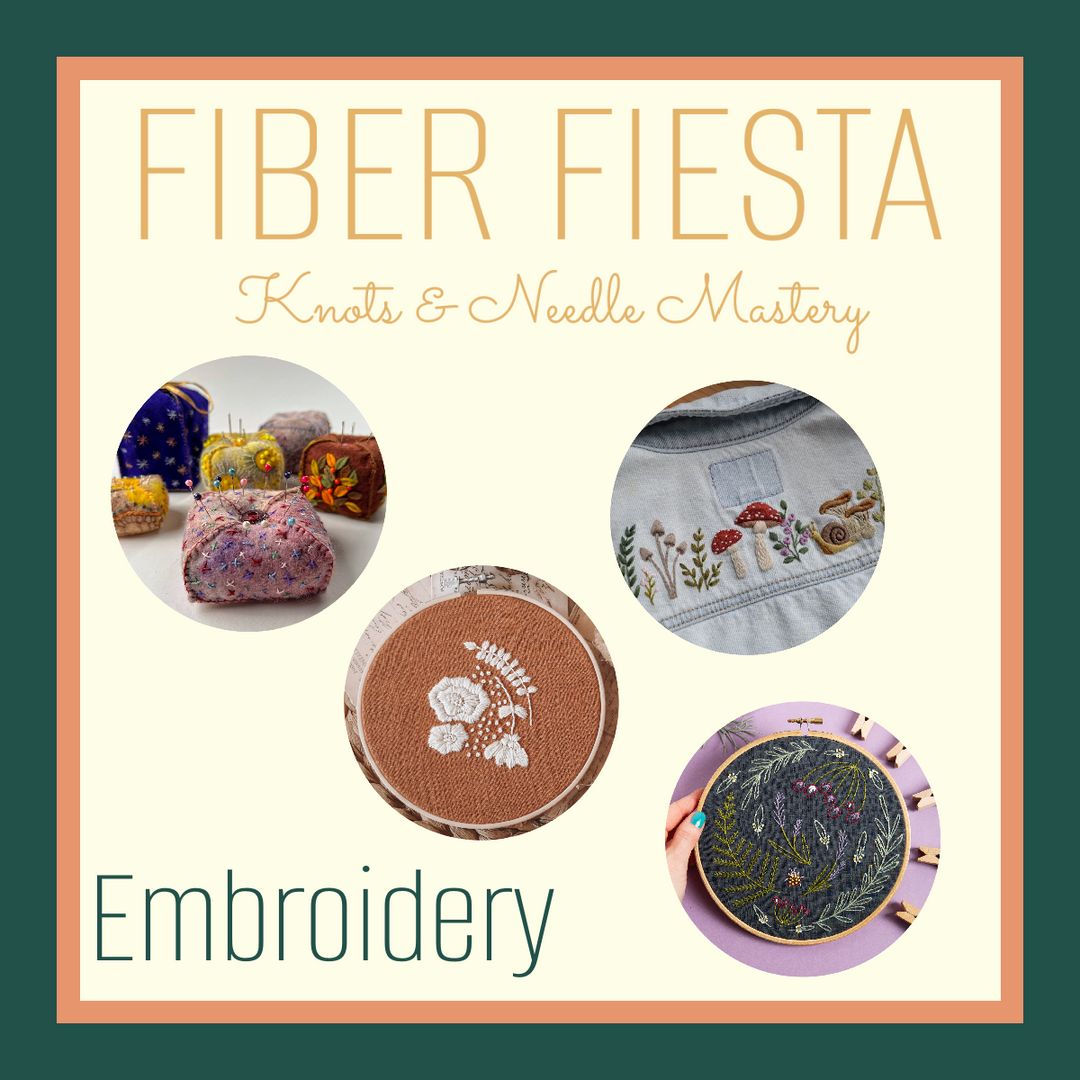 Fiber Fiesta Embroidery Supply Kit-Keep On Crafting-Acorns &amp; Twigs