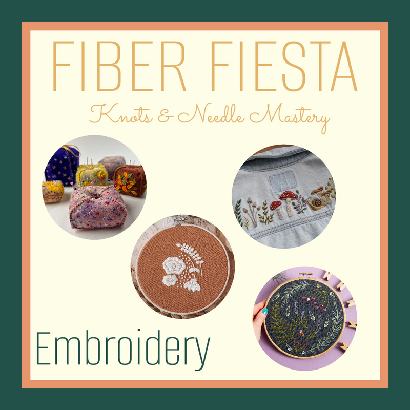 Fiber Fiesta Embroidery Supply Kit-Keep On Crafting-Acorns & Twigs