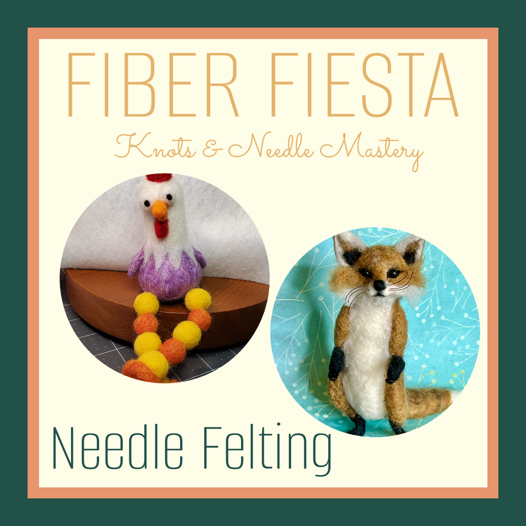 Fiber Fiesta Needle Felting Supply Kit-Keep On Crafting-Acorns &amp; Twigs