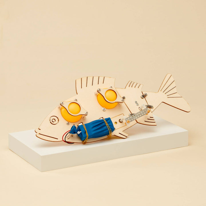 Fish Robot DIY Kit, Educational STEM Toy for Kids, Craft Kit-Wooden Toy-Kitsville-Acorns &amp; Twigs