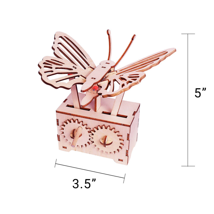 Fluttering Butterfly DIY Kit, Educational STEM Toy for Kids-Wooden Toy-Kitsville-Acorns &amp; Twigs