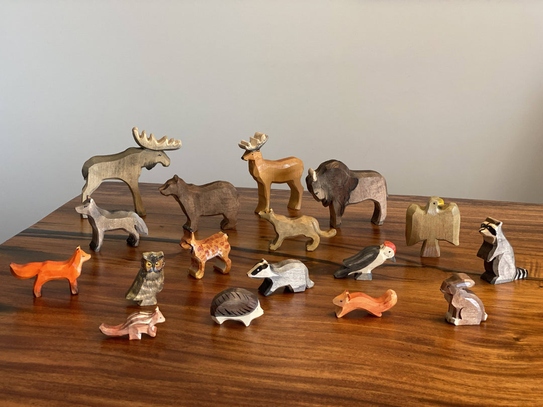 Forest Animals-Small World Play-PoppyBabyCo-Acorns &amp; Twigs