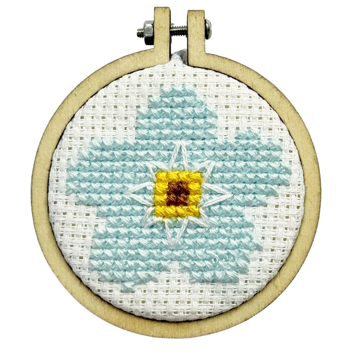 Forget-Me-Not! Mini Matchbox Cross Stitch Kit-Cross Stitch-The Crafty Kit Company-Acorns &amp; Twigs