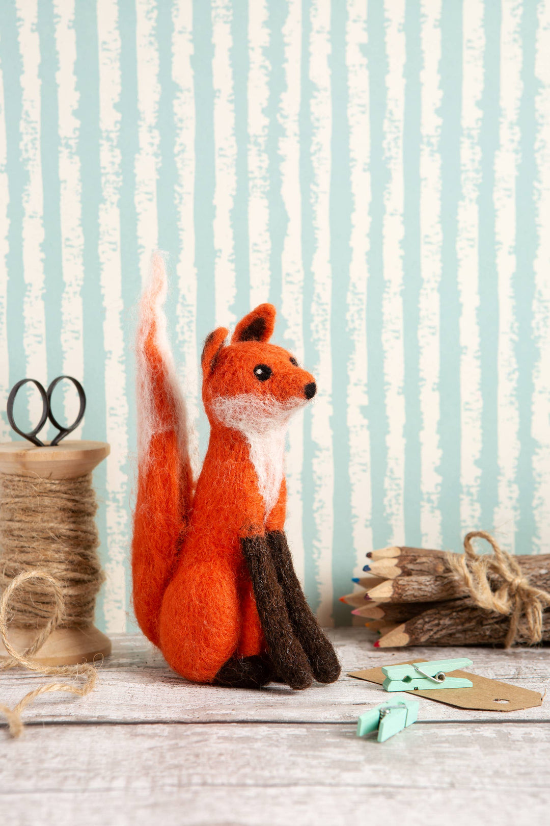 Fox Needle Felting Kit | Beginner Craft Kit-Hawthorn Handmade (US Duties Paid)-Acorns &amp; Twigs