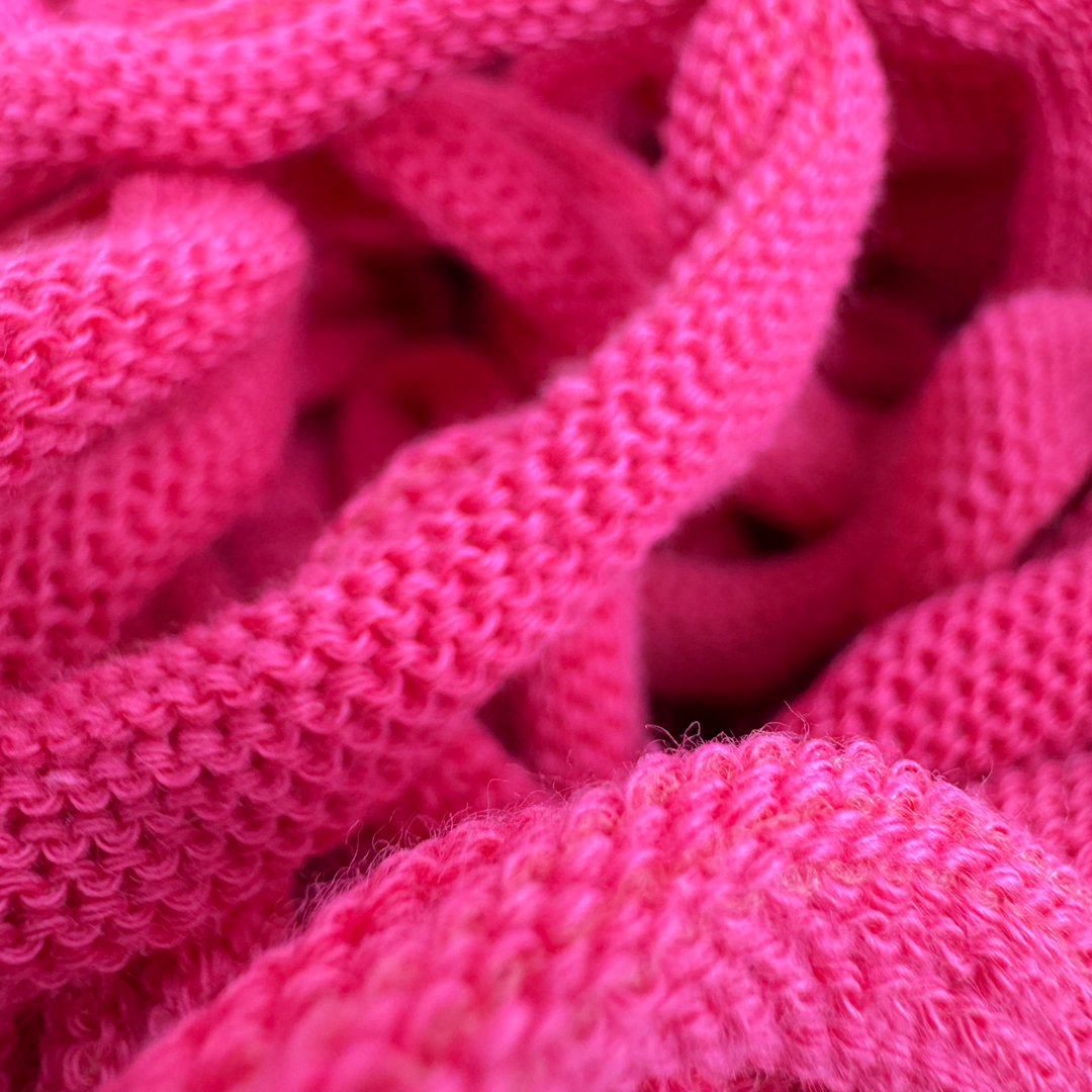 Fuchsia Pink Cotton Loops