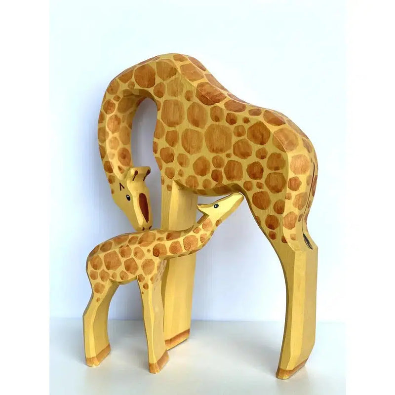 Giraffes set of 2-Small World Play-PoppyBabyCo-Acorns & Twigs