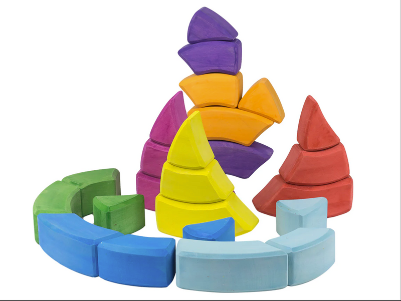 Goethe Color Circle, 24 puzzle pieces-Wooden Blocks-PoppyBabyCo-Acorns & Twigs