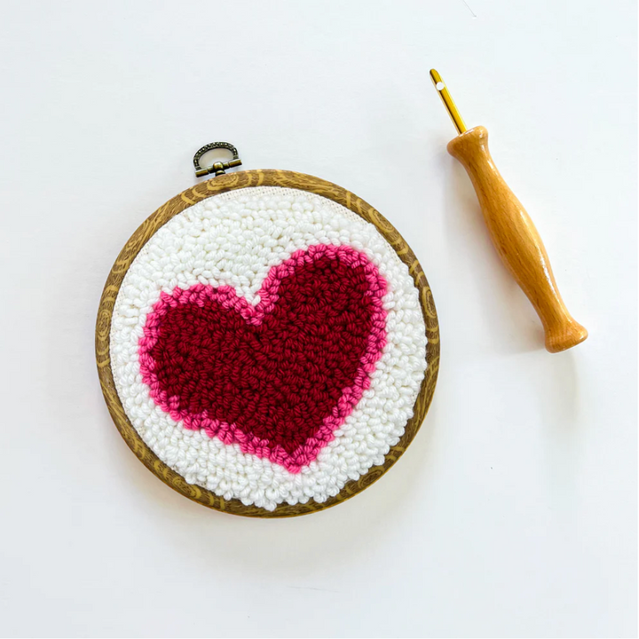 Heart Punch Needle Kit-Punch Needle-Urban Acres-Acorns &amp; Twigs