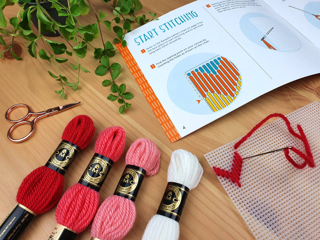Hearts Bargello Tapestry Kit-Bargello-Oh Sew Bootiful-Acorns &amp; Twigs