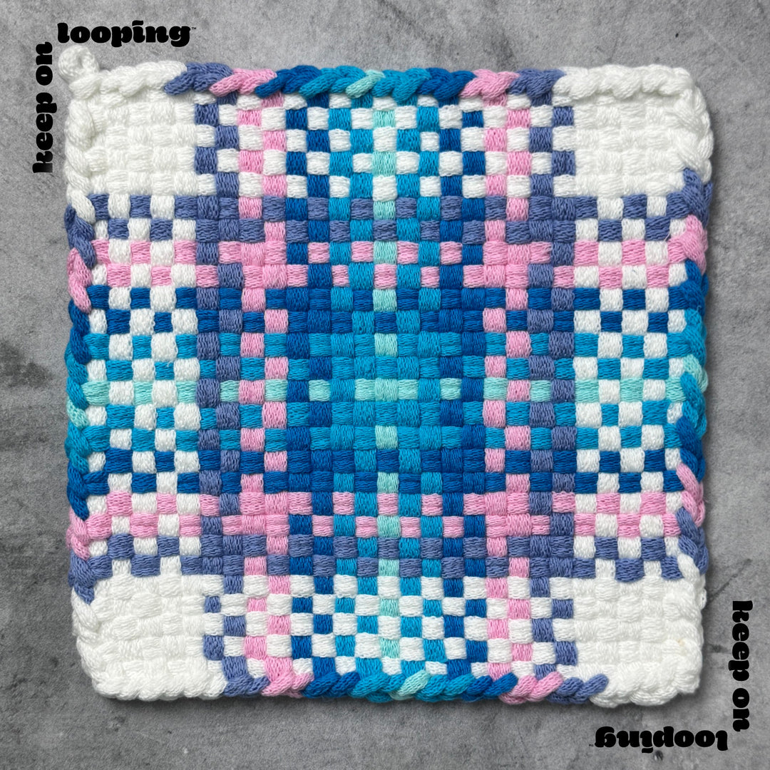 Hush Pink Cotton Loops (10" Size)-Potholder weaving-Keep On Looping-Acorns &amp; Twigs