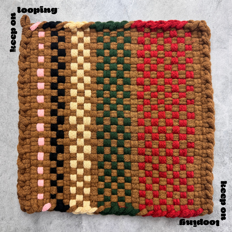 Hush Pink Cotton Loops (10" Size)-Potholder weaving-Keep On Looping-Acorns & Twigs