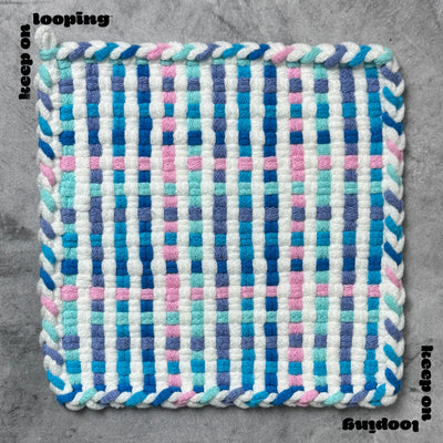 Icicle Cotton Loops (10" Size)-Potholder weaving-Keep On Looping-Acorns & Twigs