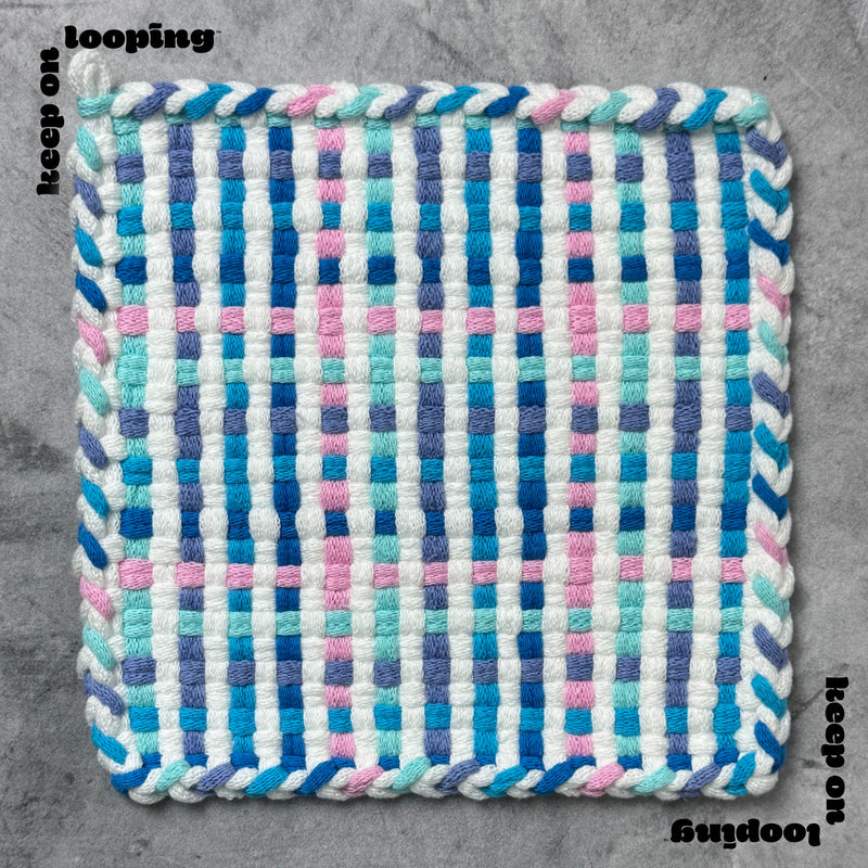 Icicle Cotton Loops (10" Size)-Potholder weaving-Keep On Looping-Acorns & Twigs