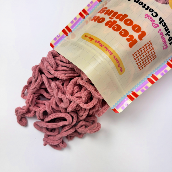 Powder Pink Cotton Loops