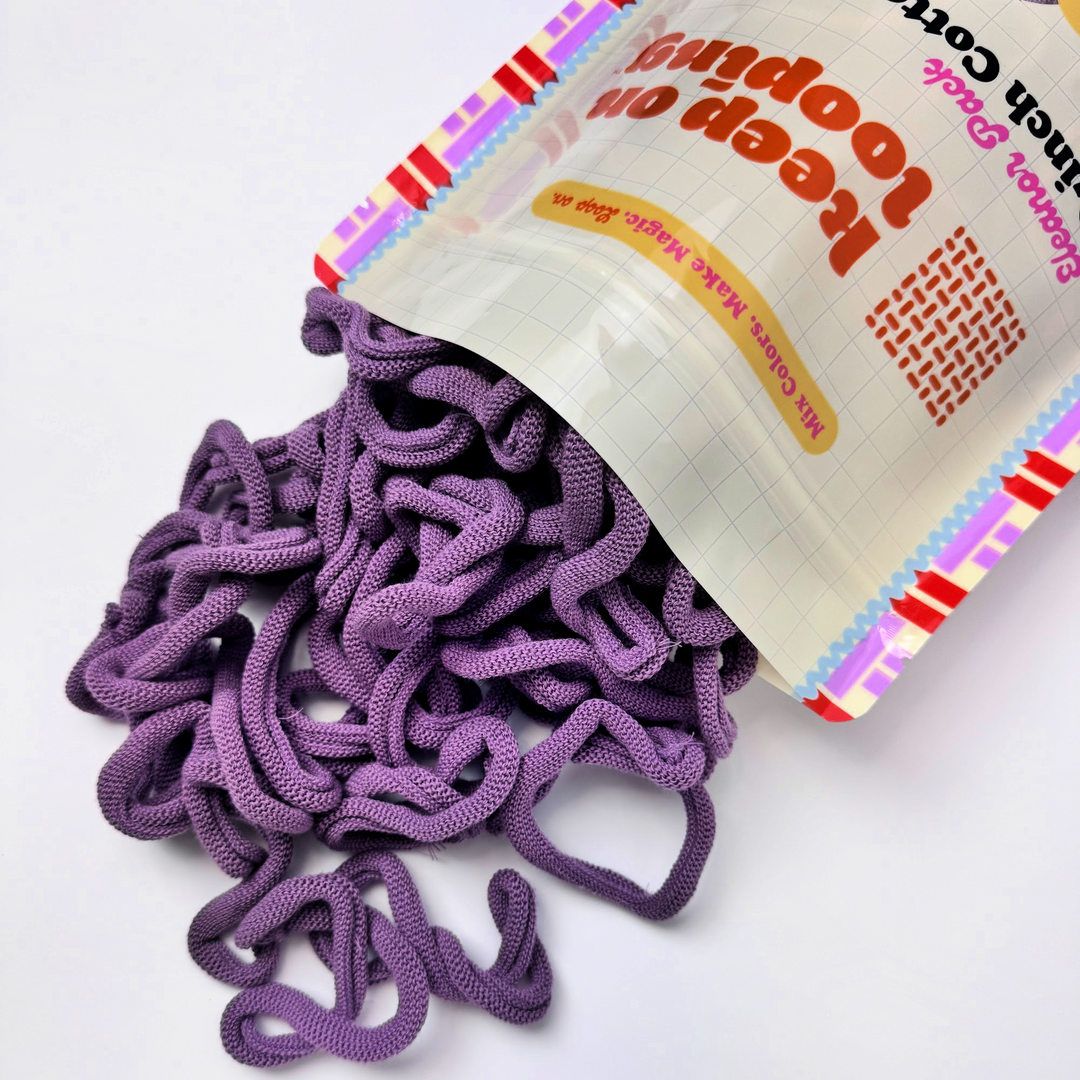 Periwinkle Cotton Loops