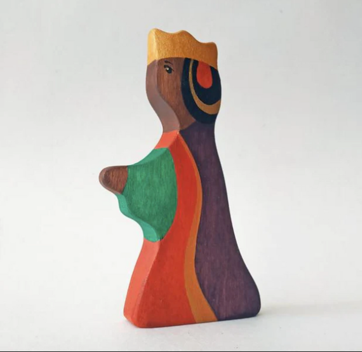 King and Queen, dark skin-Small World Play-PoppyBabyCo-Acorns &amp; Twigs