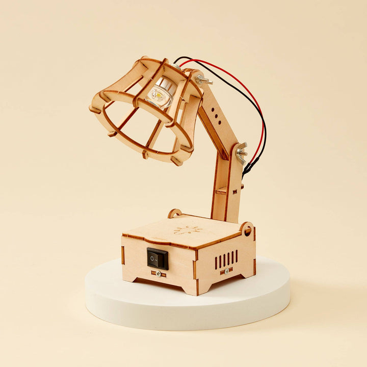 LED Lamp DIY Kit - Educational STEM Toy, Craft Kit-Wooden Toy-Kitsville-Acorns &amp; Twigs