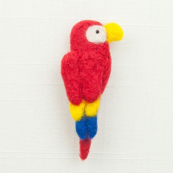 Macaw Felting Kit - Bird Pin-Needle Felting-WoolPets-Acorns & Twigs