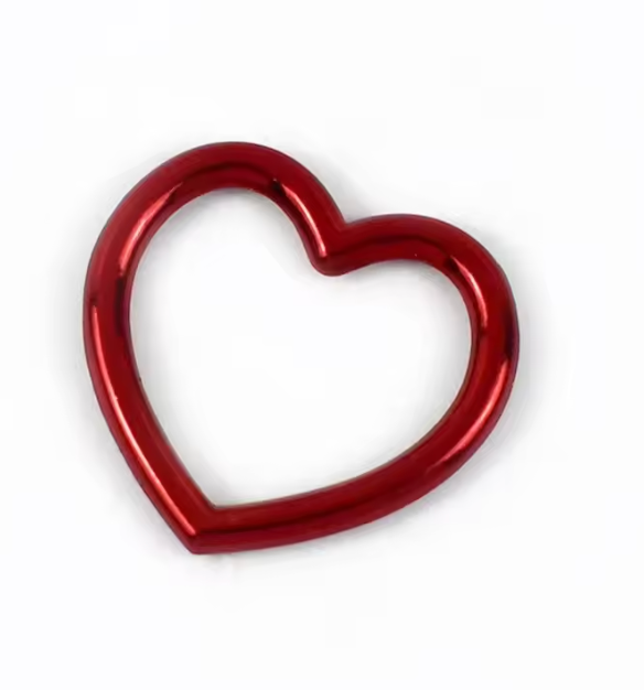 Metal Heart Ring-Potholder weaving-Acorns &amp; Twigs-Acorns &amp; Twigs