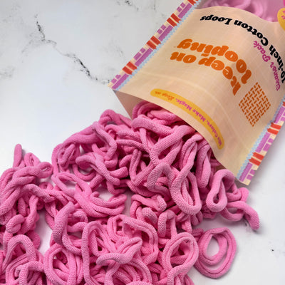 Moonbeam Cotton Loops (10" Size)-Potholder weaving-Keep On Looping-Acorns & Twigs