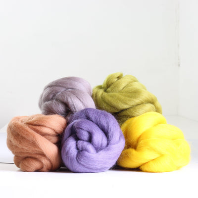Moorland Wool Bundles-Pre-Packaged Wool Sets-Hawthorn Handmade-Acorns & Twigs