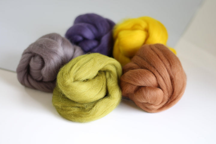 Moorland Wool Bundles-Pre-Packaged Wool Sets-Hawthorn Handmade-Acorns &amp; Twigs