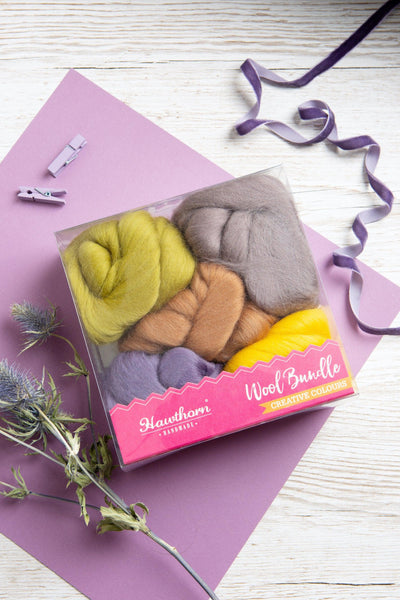 Moorland Wool Bundles-Pre-Packaged Wool Sets-Hawthorn Handmade-Acorns & Twigs