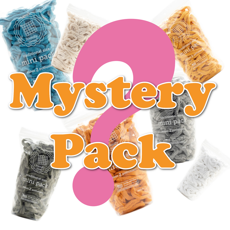 Mystery 7" Traditional Pack - makes 2 potholders-Weaving-Friendly Loom-Acorns & Twigs