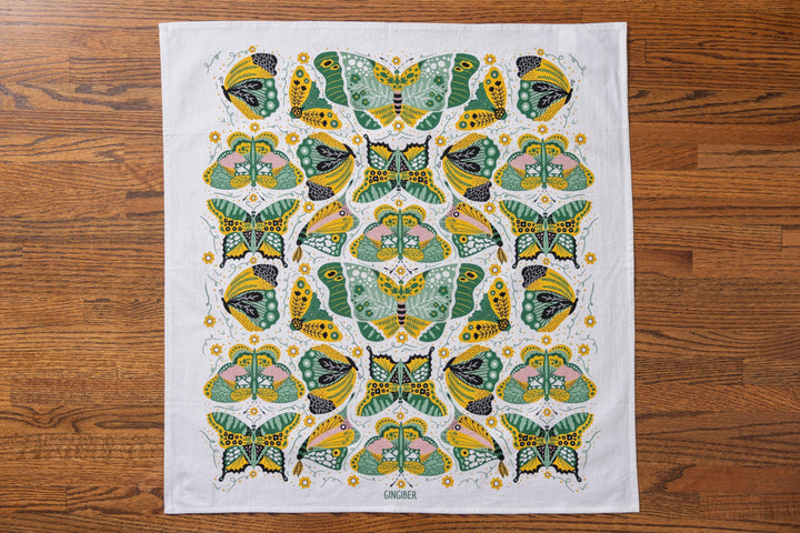 Night Butterfly Potholder + Tea Towel Kit – Gingiber Artist Series (PRO sized)-Potholder weaving-Acorns &amp; Twigs-Acorns &amp; Twigs