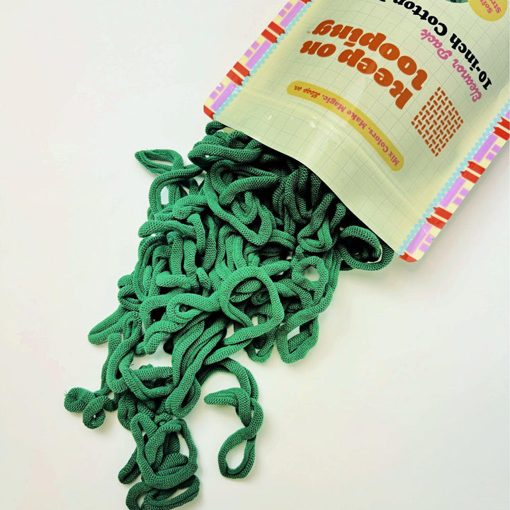 Nile Green (10" Size)-Potholder weaving-Keep On Looping-Acorns &amp; Twigs