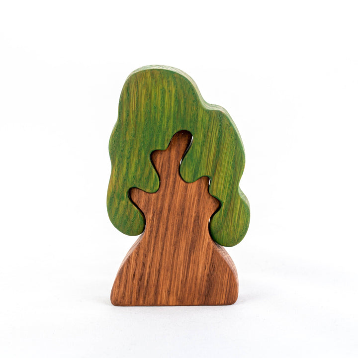 Oak Tree Puzzle, option 2-Small World Play-PoppyBabyCo-Acorns &amp; Twigs