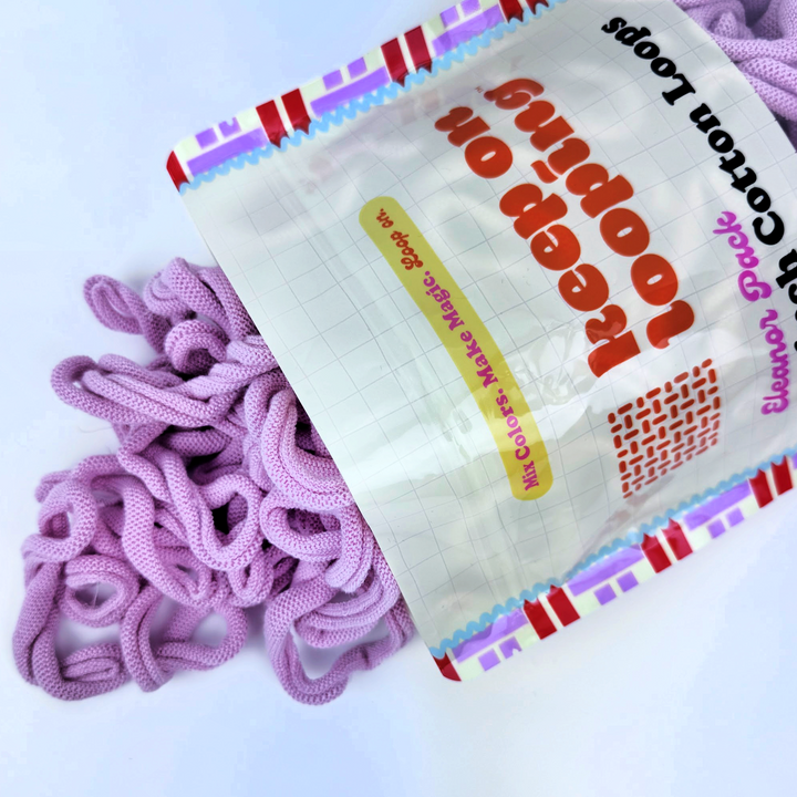 Dusty Pink Cotton Potholder Loops