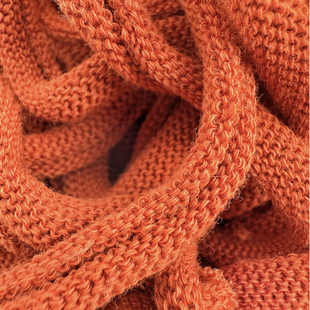 Rust Cotton Potholder Loops
