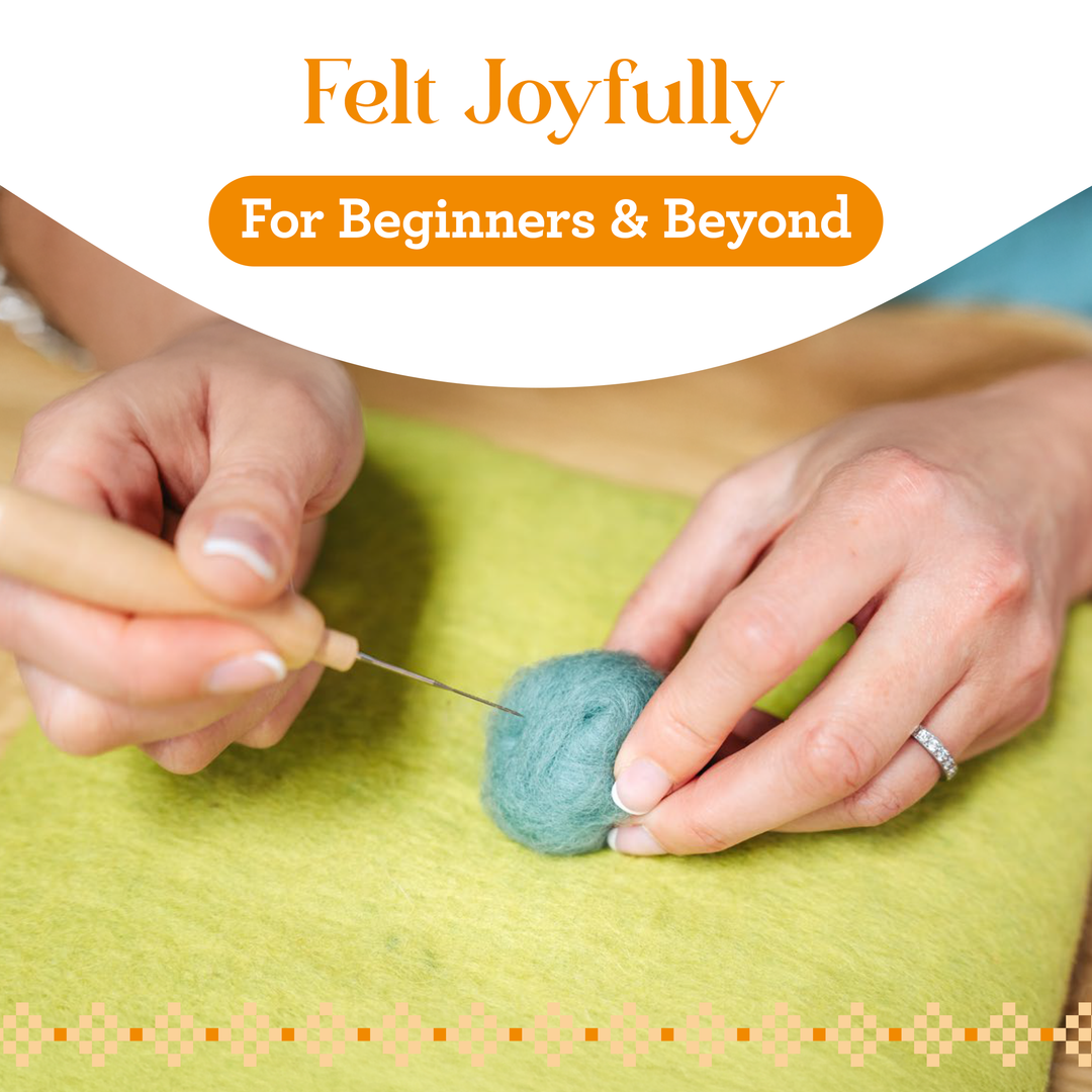 Otters in a Hoop Needle Felting Craft Kit-Needle Felting-The Crafty Kit Company-Acorns &amp; Twigs