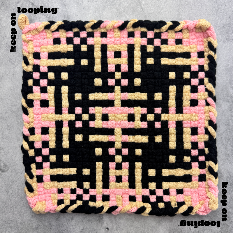 PRE-ORDER Coconut Cotton Loops (10" Size)-Potholder weaving-Keep On Looping-Acorns & Twigs