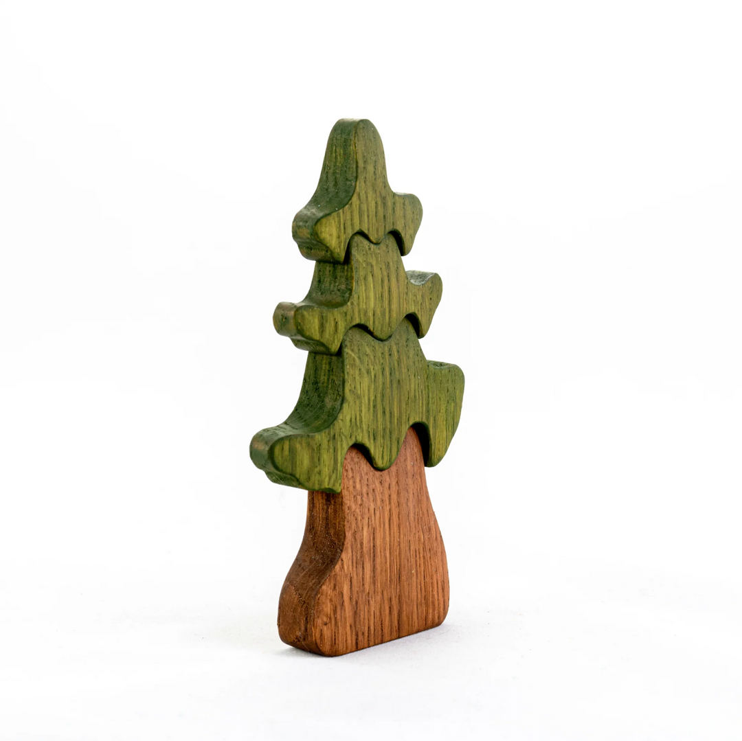 Pine Tree Puzzle-Small World Play-PoppyBabyCo-Acorns &amp; Twigs