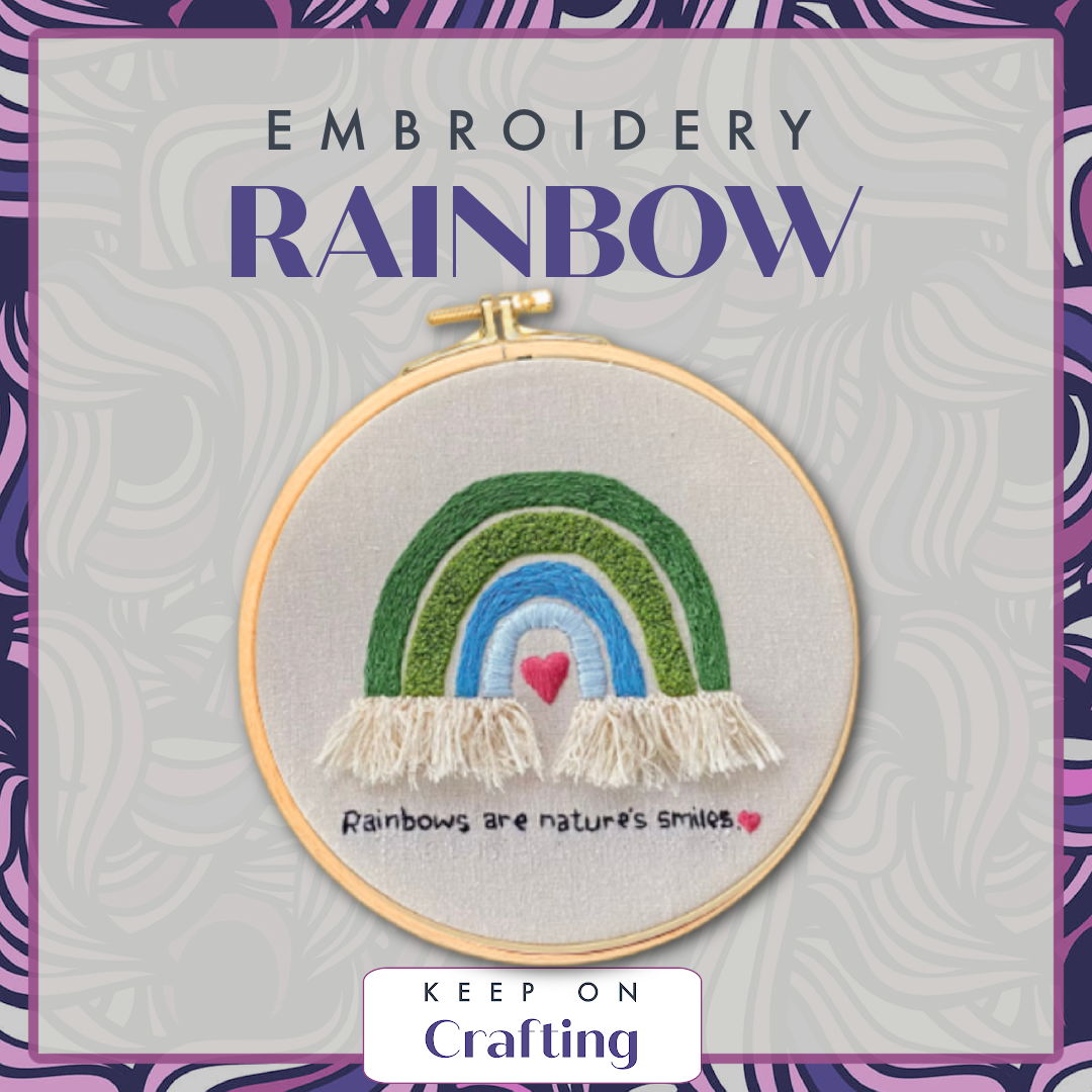 Rainbow Embroidery Class-KOC-Keep On Crafting-Acorns & Twigs